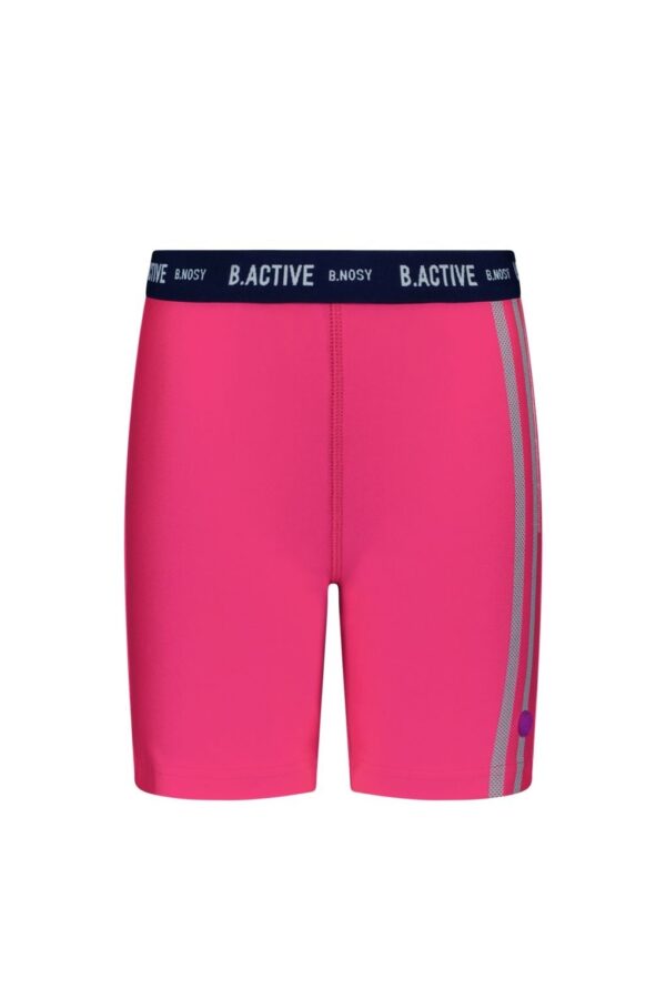 B.Nosy Meisjes short sport legging Active - Aiden - Helder roze